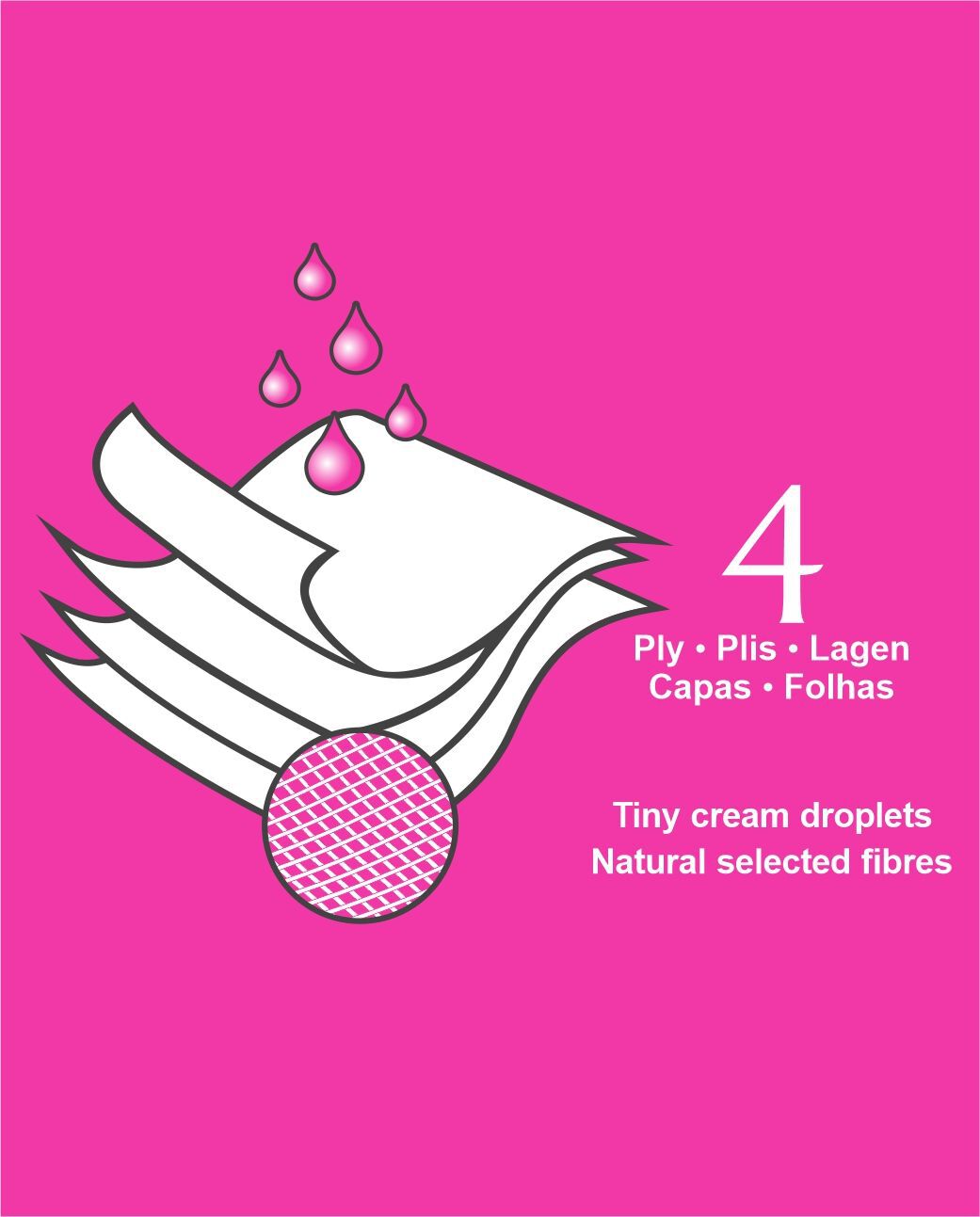 Papel Higi&eacute;nico 4 Capas Decorado 45R